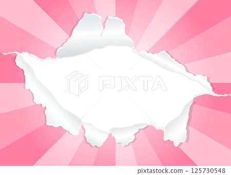 Sunburst and holey paper background material, frame Sunburst and holey paper background material, frame 125730548