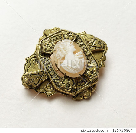 Flat lay brooch for women antique inspired accessory Flat lay brooch for women antique inspired accessory 125730864