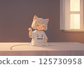 Deformed Maneki-Neko (beckoning cat) 125730958