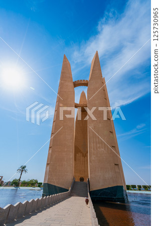 Egypt Soviet Friendship Monument Aswan High Dam. Egypt Soviet Friendship Monument Aswan High Dam. 125730965