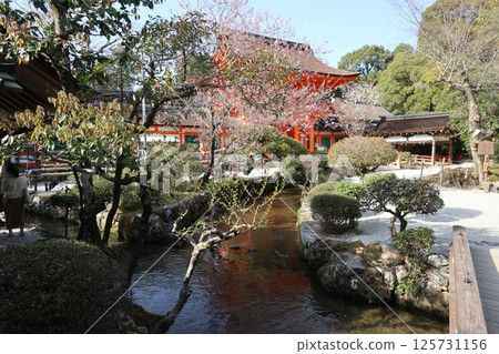 京都的世界遺產上賀茂神社(加茂大社) 京都的世界遺產上賀茂神社(加茂大社) 125731156