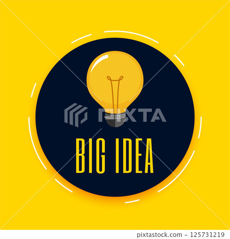big business idea light bulb concept background big business idea light bulb concept background 125731219