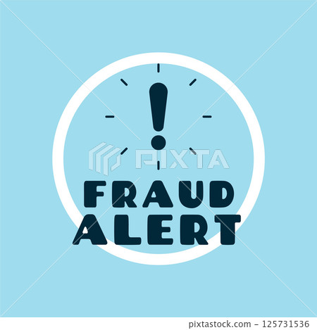 fraud alert warning background keep yourself safe from cyber spam fraud alert warning background keep yourself safe from cyber spam 125731536