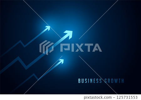 corporate company shiny growth arrow showing economy trend corporate company shiny growth arrow showing economy trend 125731553
