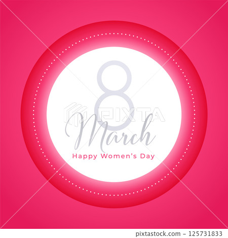 beautiful international women's day background show love and respect 125731833