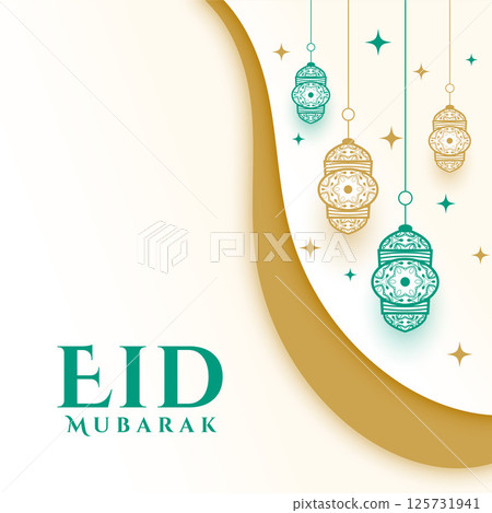 elegant eid mubarak event background for your greeting and invitation elegant eid mubarak event background for your greeting and invitation 125731941