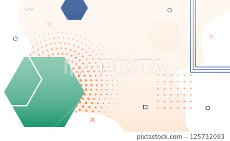 modern memphis pattern geometric wallpaper with hexagon design modern memphis pattern geometric wallpaper with hexagon design 125732093