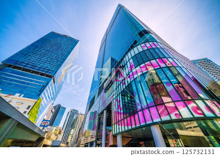 Tokyo cityscape in Japan, overlooking Shibuya Sakura Stage and SHIBUYA Tower Tokyo cityscape in Japan, overlooking Shibuya Sakura Stage and SHIBUYA Tower 125732131