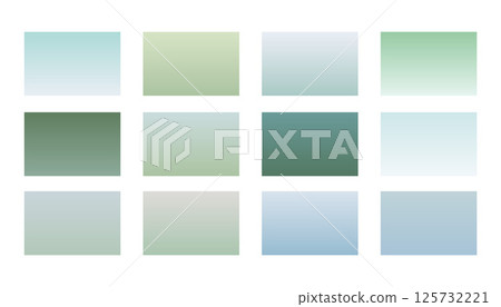 abstract gradient swatch set for UI and UX element design 125732221