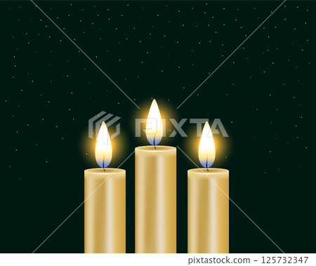 nice glowing festive candle stick background with sparkles nice glowing festive candle stick background with sparkles 125732347