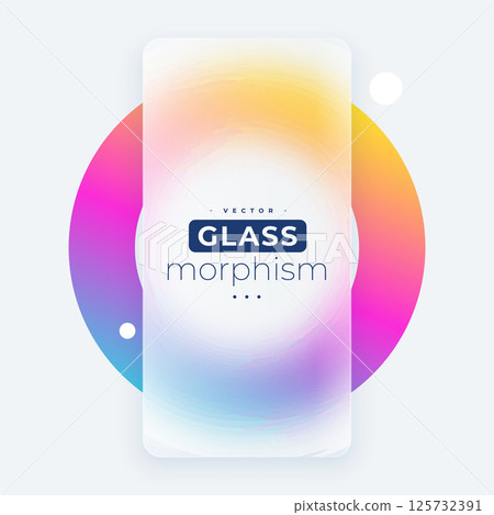 trendy glass morphism background with glowing gradient design trendy glass morphism background with glowing gradient design 125732391