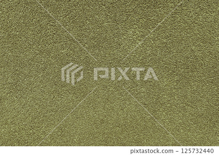 Grainy texture of khaki colored asphalt, plaster, cement, plastic close up, macro background 125732440