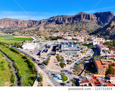 Aerial view of Orihuela townscape. Spain 125732954