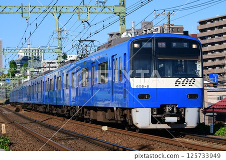 Keikyu 600 Series 606F Blue Sky Train Keikyu 600 Series 606F Blue Sky Train 125733949