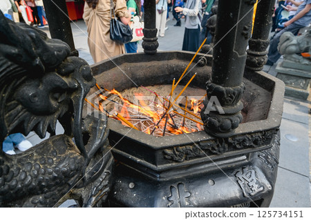 Taipei, Taiwan - 2025 Taipei Xiahai City God Temple. Hedacheng, Dihua Street, Qixin 125734151