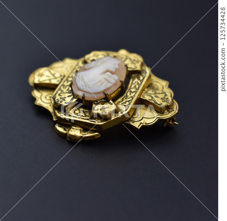 Antique style brooch laid flat womens fashion product Antique style brooch laid flat womens fashion product 125734428