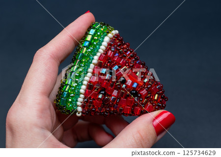 Romantic brooch floral handmade piece vintage for women Romantic brooch floral handmade piece vintage for women 125734629