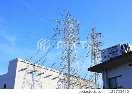 Power transmission tower 125735450