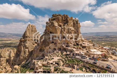 Uchisar Castle in Cappadocia 125735513