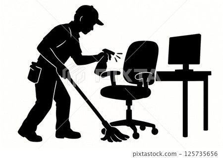 專業人員工作後徹底清理 專業人員工作後徹底清理 125735656