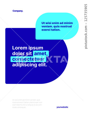 Layout template for events or business related. 125735905