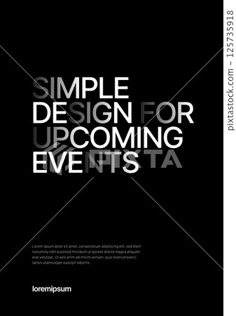 Layout template for events or business related. Layout template for events or business related. 125735918