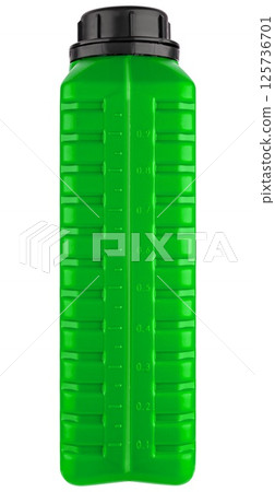 White plastic canister with leak-proof lid 125736701