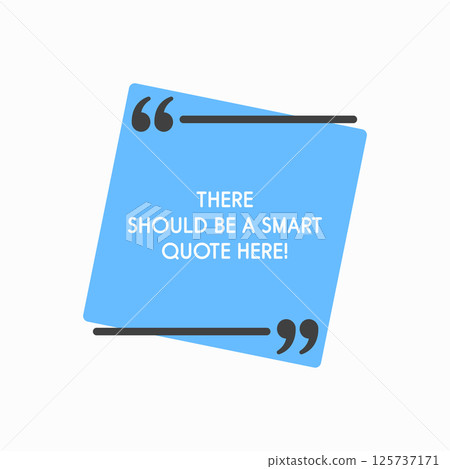 Quote frame, text in brackets, speech bubble Quote frame, text in brackets, speech bubble 125737171