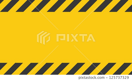 Caution warning background with black and yellow hazard stripes. Construction safety template, attention zone, alert area. Industrial danger design for banner, poster, and web projects. Caution warning background with black and yellow hazard stripes. Construction safety template, attention zone, alert area. Industrial danger design for banner, poster, and web projects. 125737329