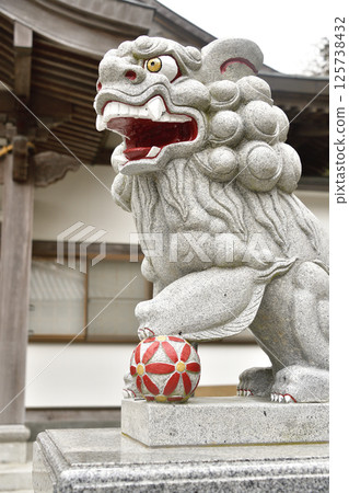 拍攝北海道函館市春天的高穗神社境內 125738432