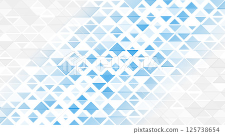 Grey and blue minimal mosaic triangles abstract geometry background 125738654