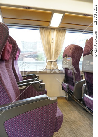 Inside the Kintetsu Sakura Liner Inside the Kintetsu Sakura Liner 125739212