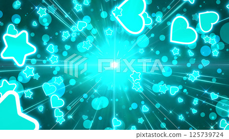 淺藍色流行和明亮的徑向設計背景 125739724