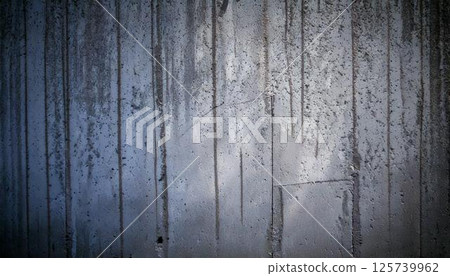 Retro modern background texture with light hitting a concrete wall 125739962