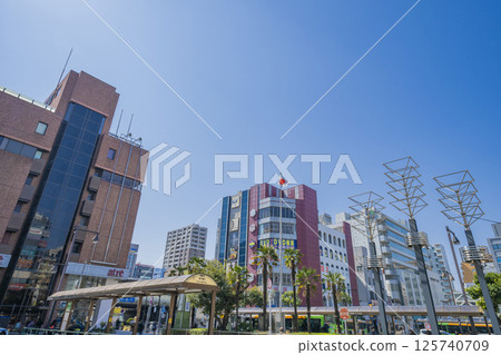 Scenery around Kameido Station, Tokyo 125740709