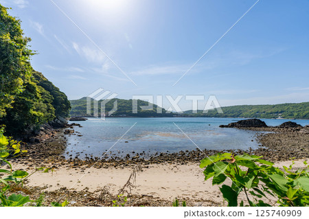 The view from the grave of the late Edo period loyalist Kaiganomiya family 125740909