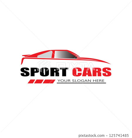 sport car logo template design vector 125741485
