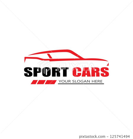 sport car logo template design vector sport car logo template design vector 125741494