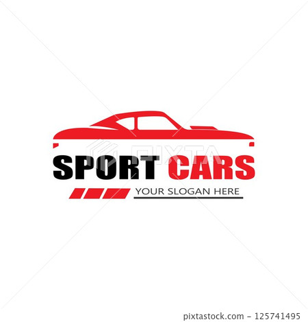 sport car logo template design vector sport car logo template design vector 125741495