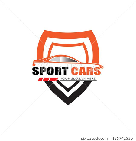 sport car logo template design vector 125741530