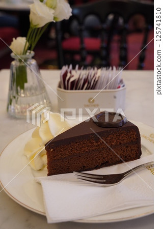 Sachertorte at Cafe Sacher, Austria 125741810