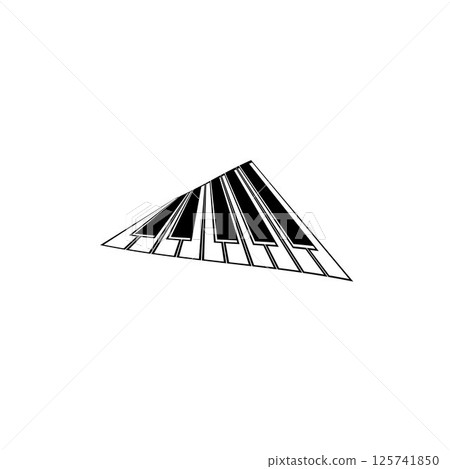piano logo and symbol vectors piano logo and symbol vectors 125741850
