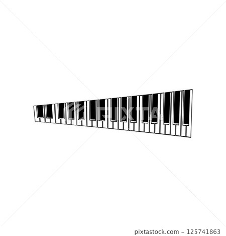 piano logo and symbol vectors piano logo and symbol vectors 125741863