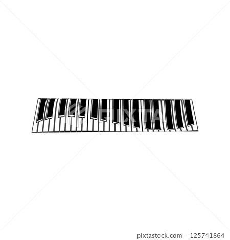 piano logo and symbol vectors piano logo and symbol vectors 125741864