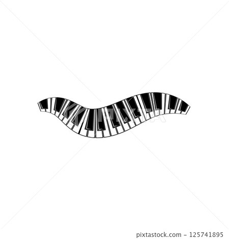 piano logo and symbol vectors piano logo and symbol vectors 125741895