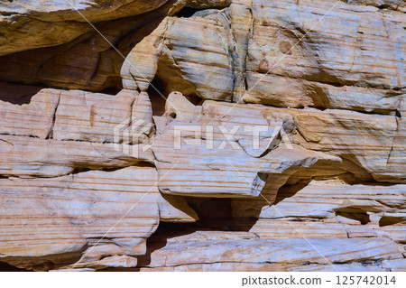 Sedimentary Rock Textures at Kraft Mountain Eye-Level View 125742014