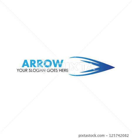 Arrow vector illustration icon Arrow vector illustration icon 125742082