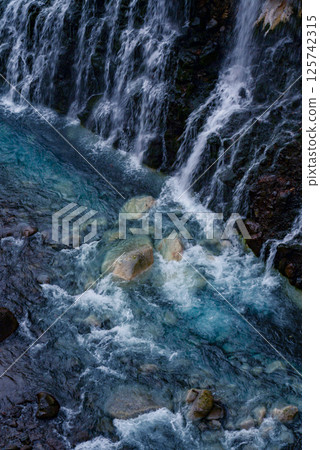 White mustache waterfall 125742315