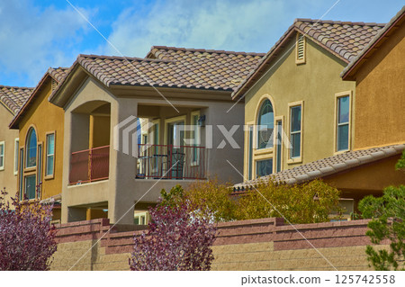 Mediterranean Style Suburban Homes in Las Vegas Eye-Level View 125742558