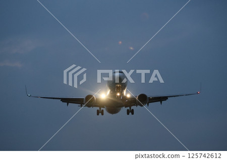 飛機降落 125742612